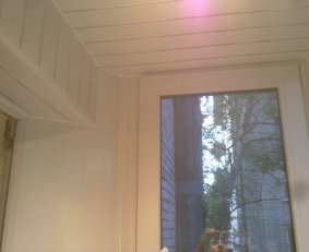 Натяжной потолок в ванной комнате